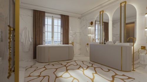 a-sovereign’s-bathroom-with-white-leather-bathroom-furniture-and-golden-lines