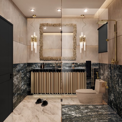 black-and-white-marble-luxury-bathroom