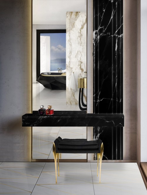 diamond-bathtub-and-stiletto-stool-shine-on-bold-bathroom