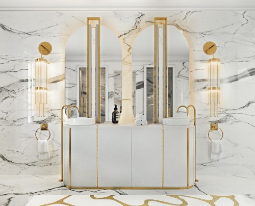 golden-and-white-vanity-details