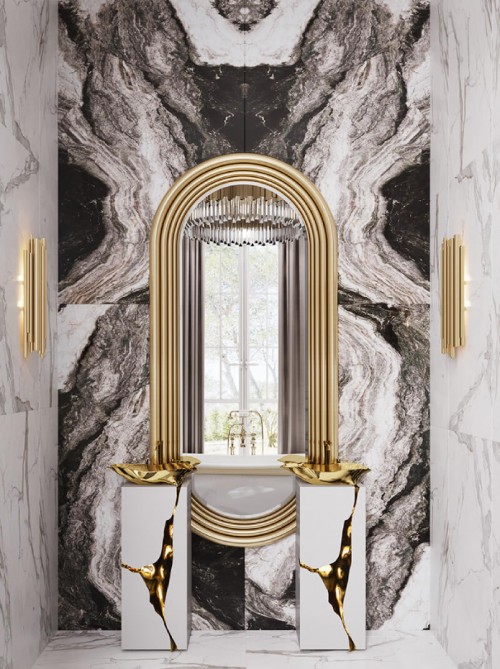 golden-touches-against-marble-wall-appointments-in-a-elevat-bathtub