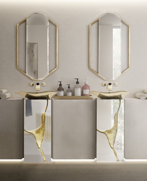 restaurant-bathroom-with-sapphire-mirror-and-lapiaz-freestanding-