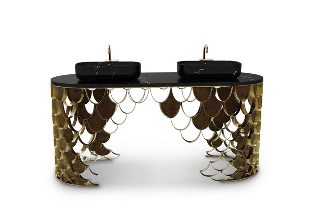 The new addiction Golden Bathroom Vanities