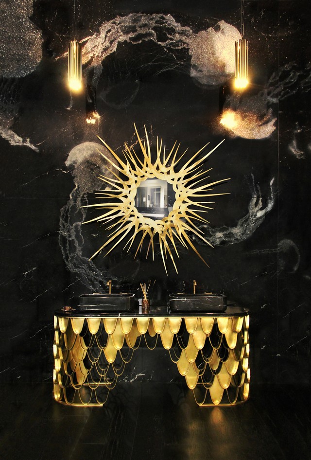 The new addiction Golden Bathroom Vanities