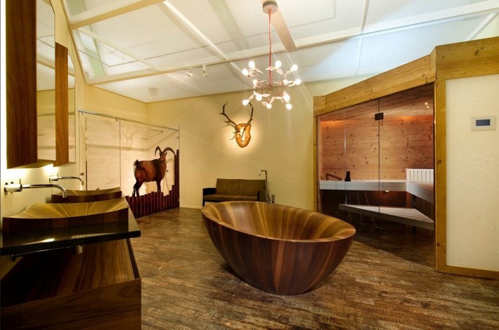 Beautiful Wooden Bathroom designs2