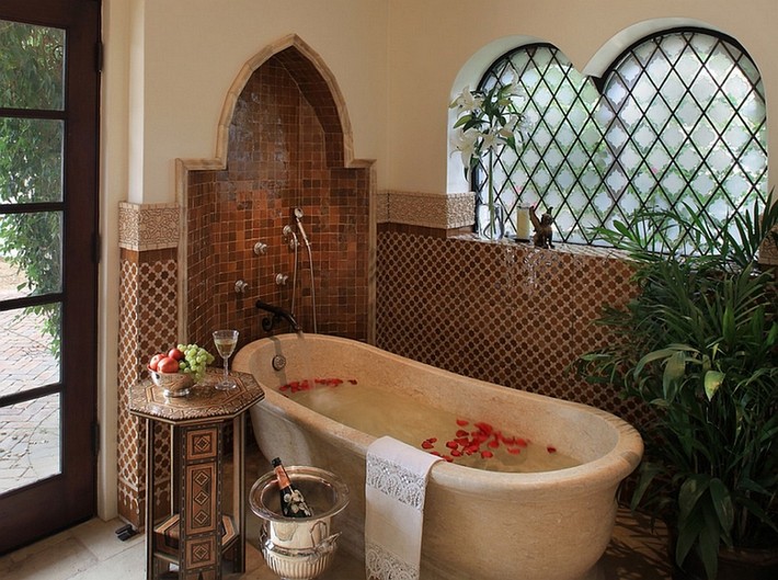 Get the Moroccan Style for your luxury bathroom4