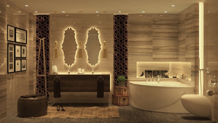 Get the Moroccan Style for your luxury bathroom7