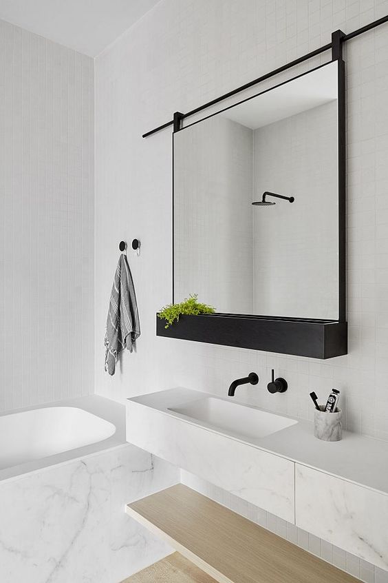 5 Essencial Tips For Your Bathroom Remodel.BathroomDesign.BathroomInspiration.#contemporarybathroom. Read more:http://www.maisonvalentina.net/en/inspiration-and-ideas/all-inspirations/tips-bathroom-remodel