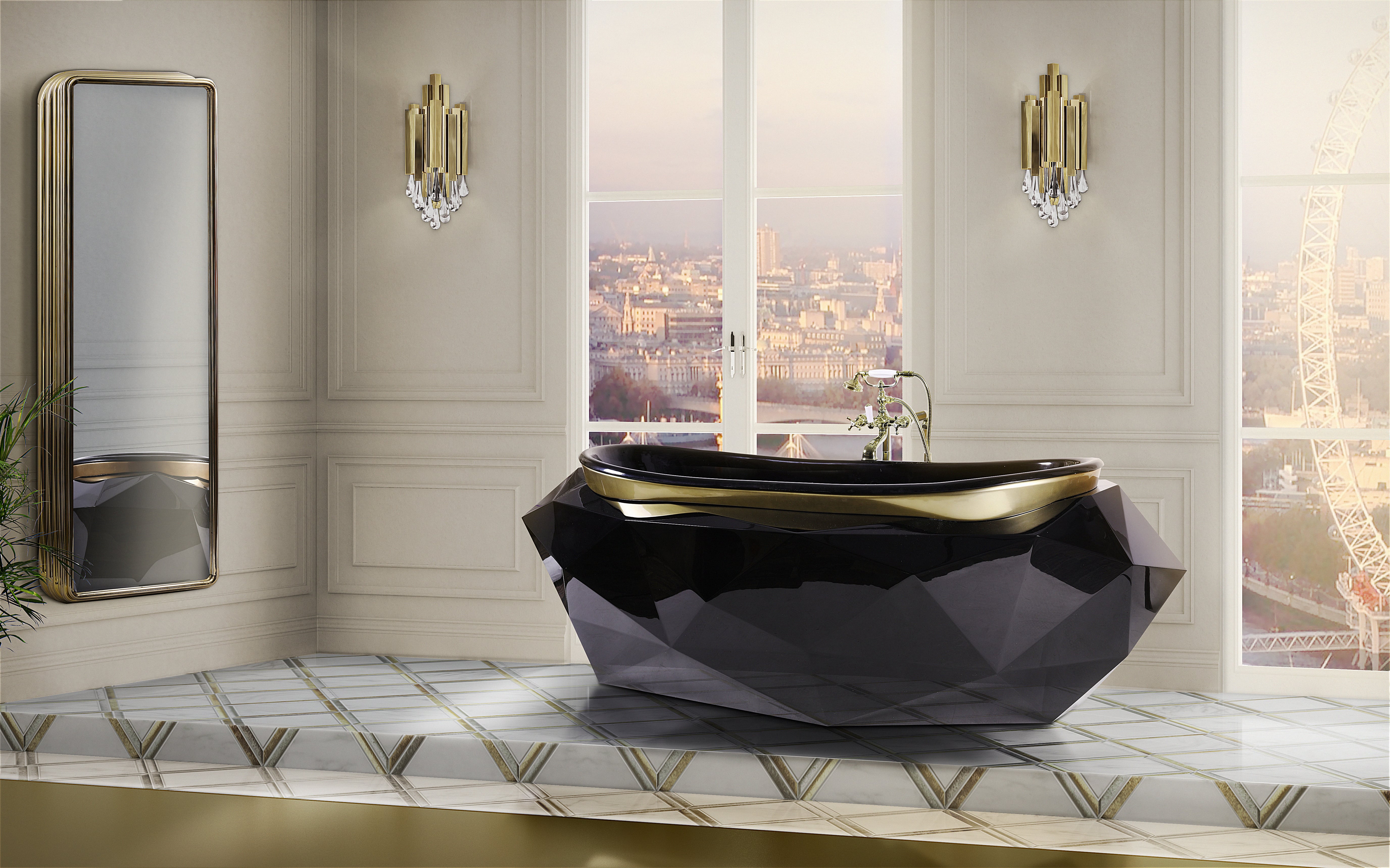 6 Magical Ideas For Your Modern Bathroom Decor.home décor.bathroom decoration.#surfaces#storageproblems. Read more:http://www.maisonvalentina.net/en/inspiration-and-ideas/sem-categoria/magical-ideas-modern-bathroom-decor