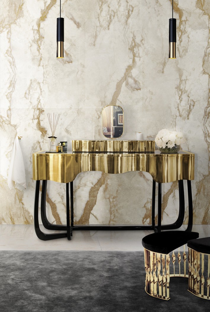 Sinuous ambience dressing table Sinuous - A Chic Dressing Table for your Bathroom Sinuous A Chic Dressing Table for your Bathroom