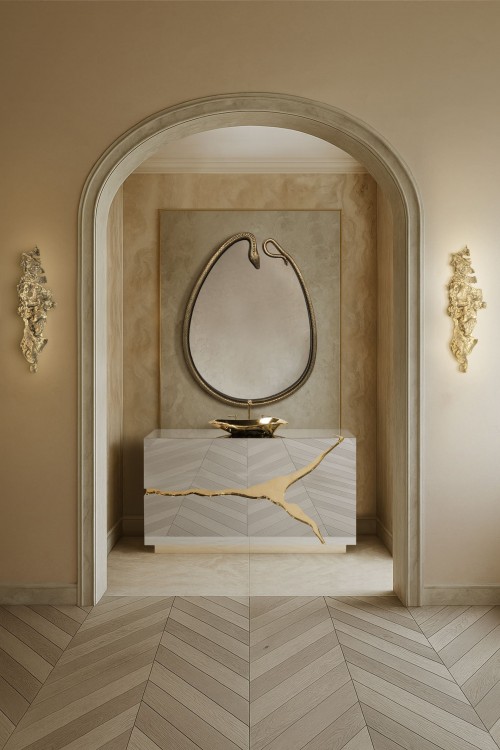 A Symphony of Raw Elegance and Sculptural Light