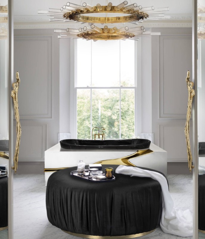 Dream Luxury bathroom with Lapiaz Bathtub and Ella Puff-1