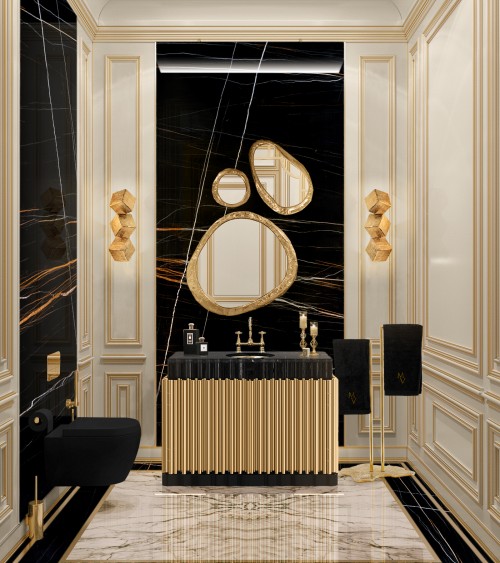 Magnificent Gold Bathroom