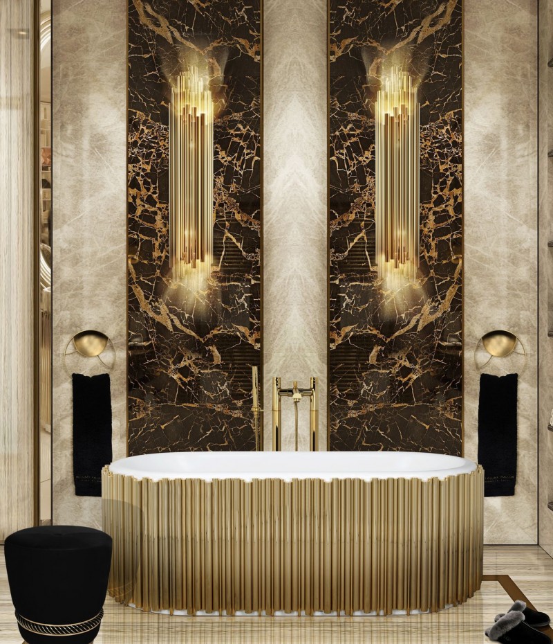 majestic-brown-marble-bathroom-with-symphony-oval-bathtub-1