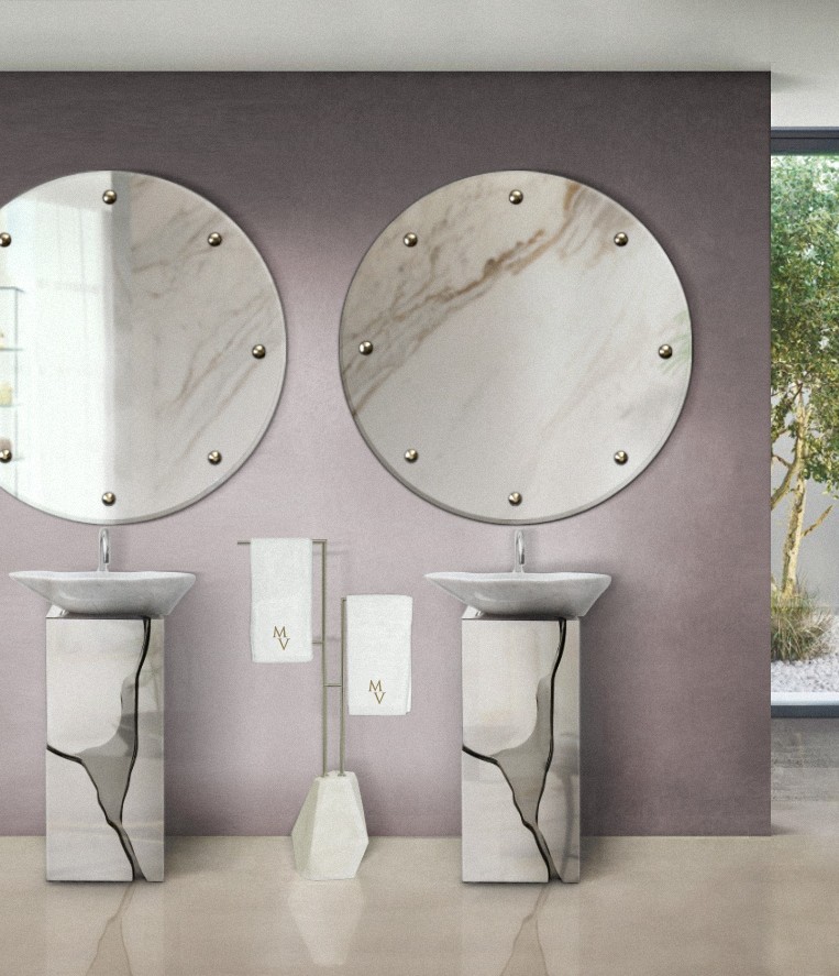 Minimal Design Bathroom with a Natural Light-1