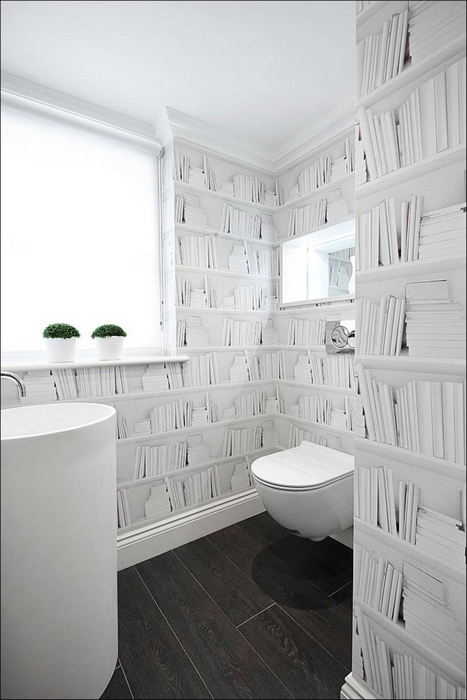 Gorgeous Wallpaper Ideas for your Modern Bathroom | Maison Valentina Blog