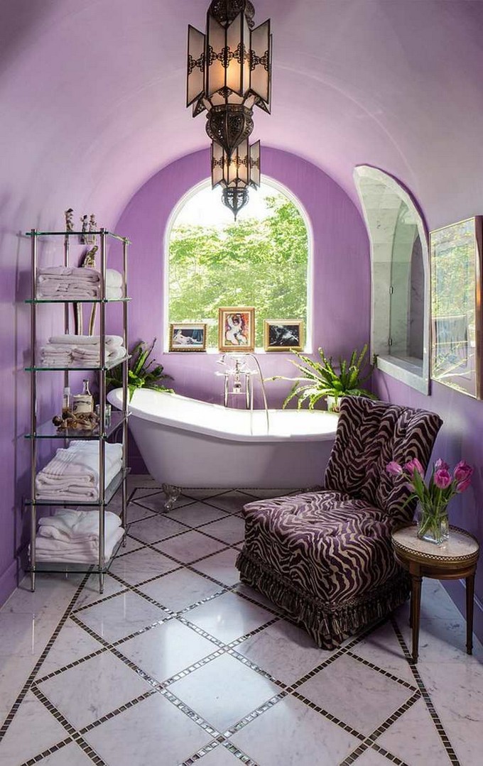 Get Inspired With Purple Bathrooms Maison Valentina Blog