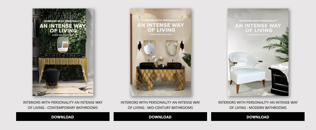 bathroom design, bathroom decoration, contemporary style, mid-century style, classic style, modern style, ebook