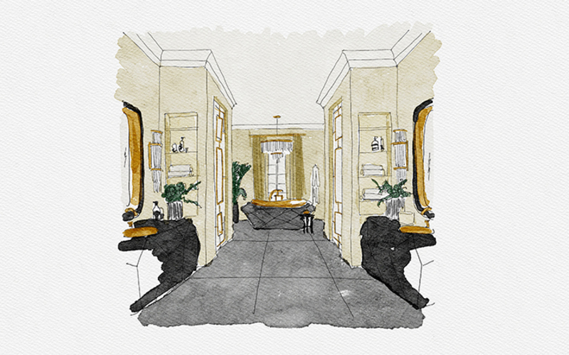 Éternel Parisian Apartment: An Intense Experience In Bathroom Design