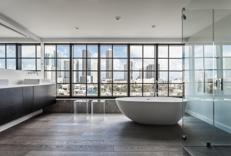 Elegant Luxury Bathroom Interior Design Projects by 2id Interiors - Park Loft Midtown