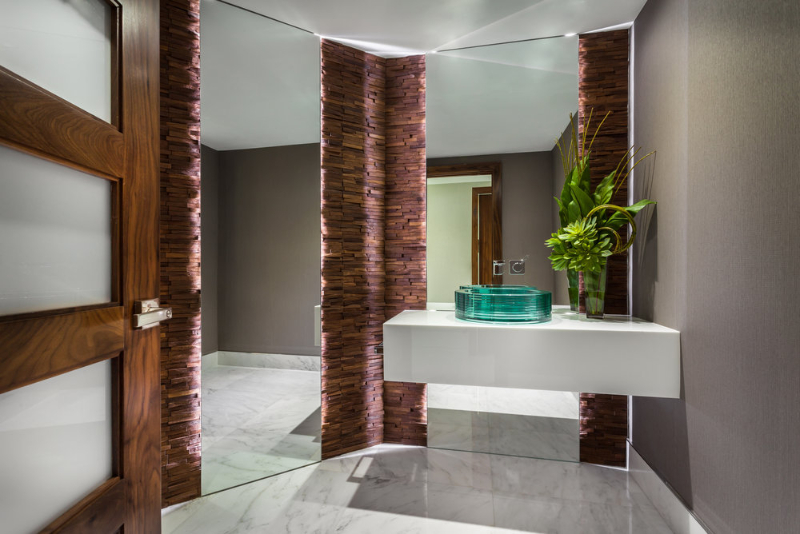 Elegant Luxury Bathroom Interior Design Projects by 2id Interiors - Porto Vita Tower