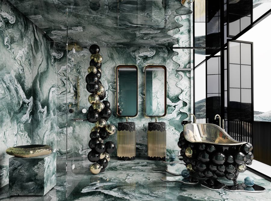 Bathroom Inspiration. The Newton Collection by Maison Valentina