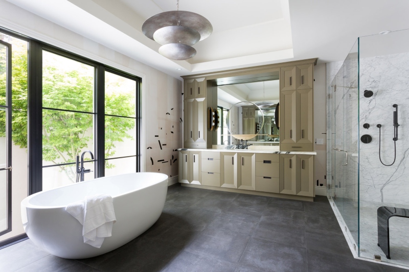 Contemporary Bathroom Interior Design by Laura U Design Collective