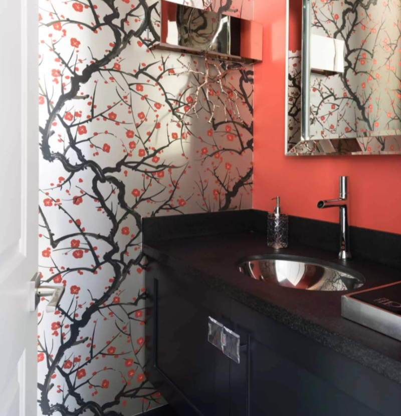 Art Deco and Contemporary Bathroom Interior Design by Laura U Design Collective
