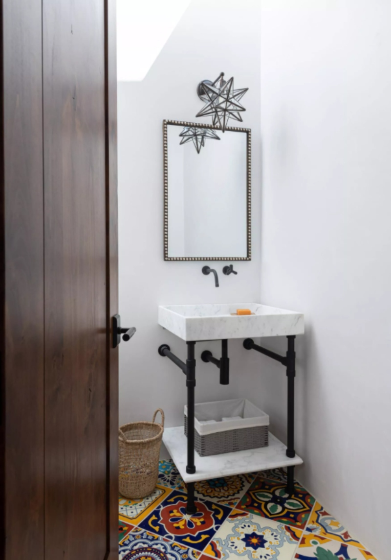 Modern and Industrial Bathroom Interior Design by Laura U Design Collective