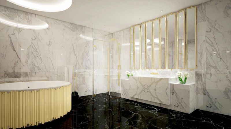 Bathroom Interior Design by Bissar Concepts