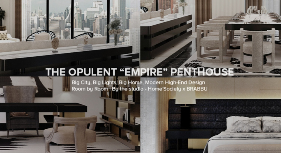 Luxury Design Ideas from The Opulent Empire Penthouse
