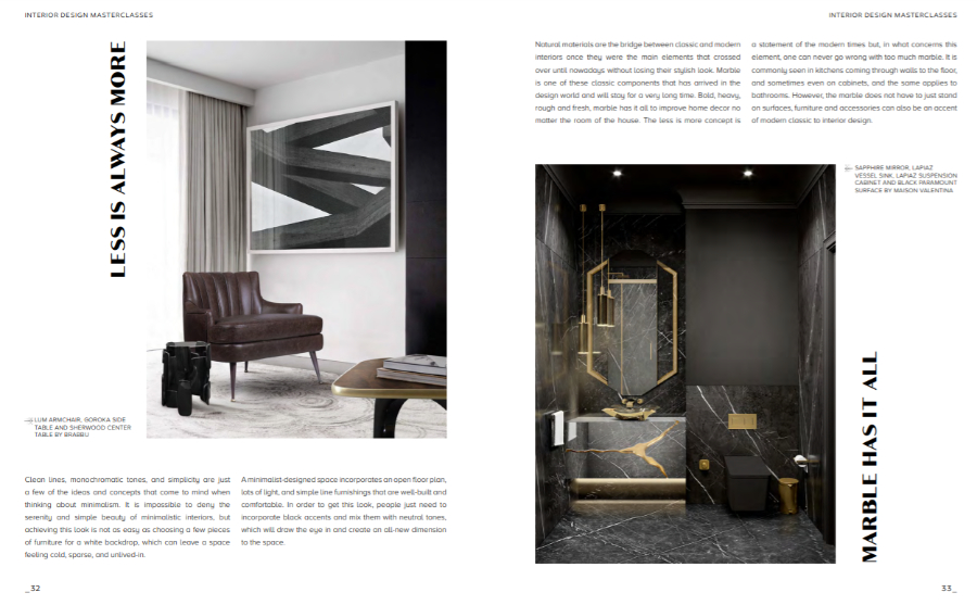 Luxury Design in the Second Edition of the Home'Society Magazine