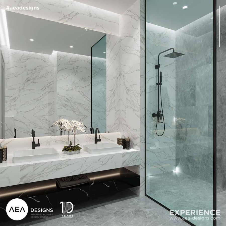 Bathroom Interior Design - AEA Designs