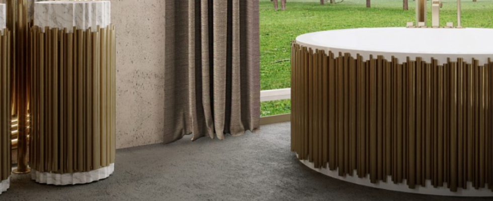 Modern Bathroom Designs The Symphony Collection Symphony Bathtub and Freestanding Nature View