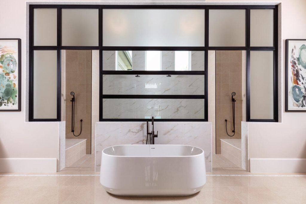 This stunning contemporary design bathroom is full of one-of-a-kind elements that blend together to make a fantastic interior design bathroom. Those lovely things radiate a subtle elegance in every bathroom that is noticed!