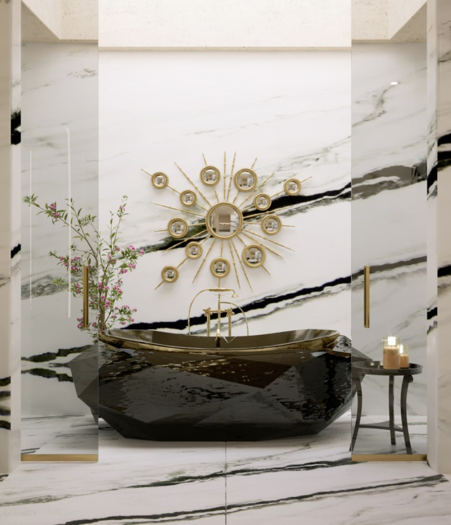 Shower Room Ideas The Private Refuge You Desire Diamond Bathtub Luxury Bathroom Marble Walls