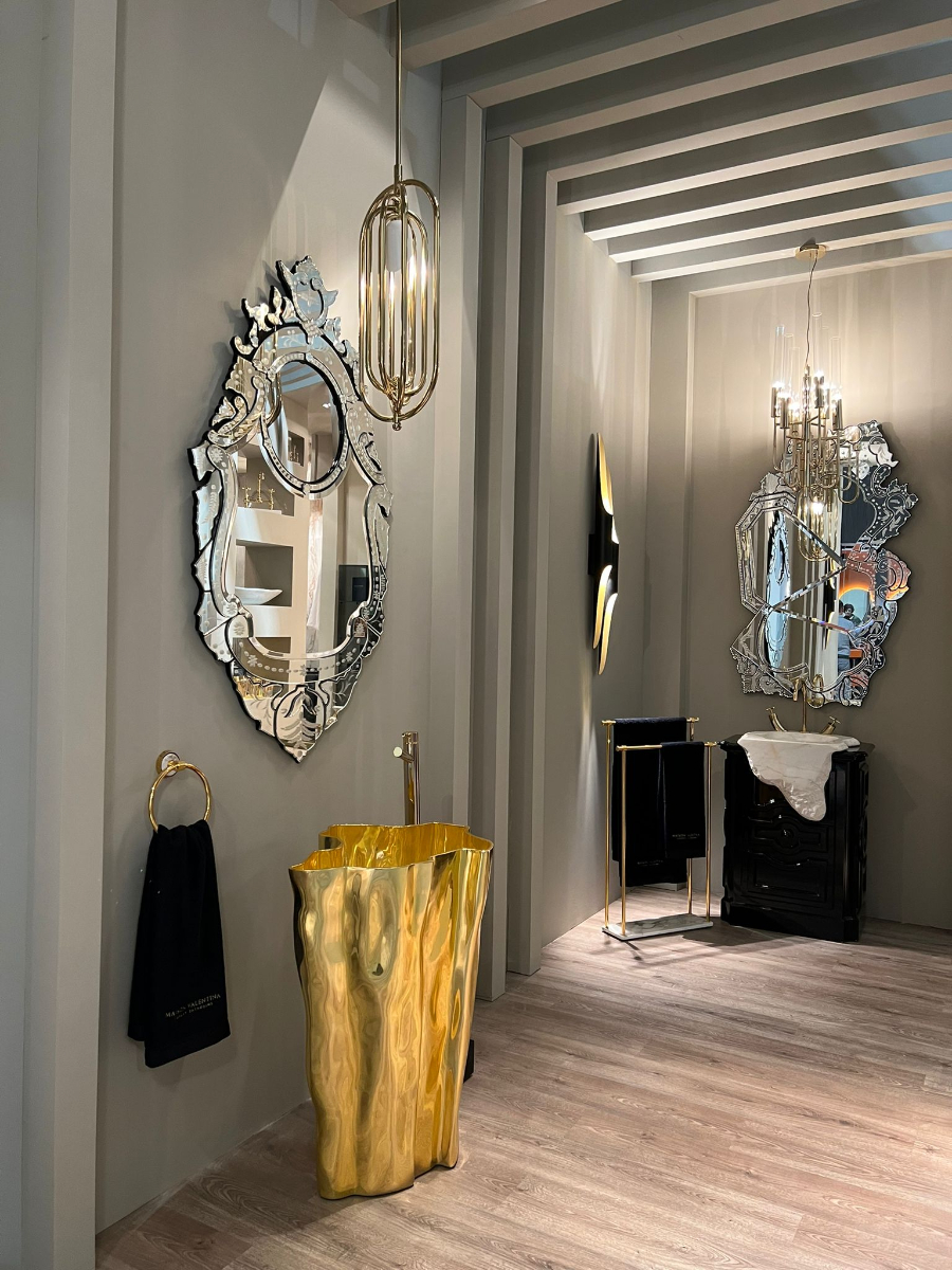 iSaloni 2022 The Latest Luxury Bathroom Trends Eden Pedestal Sink Maison Valentina