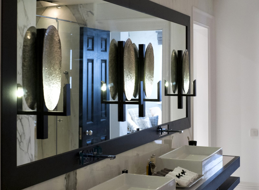 Luxury bathroom details by Carrie Livingston Design