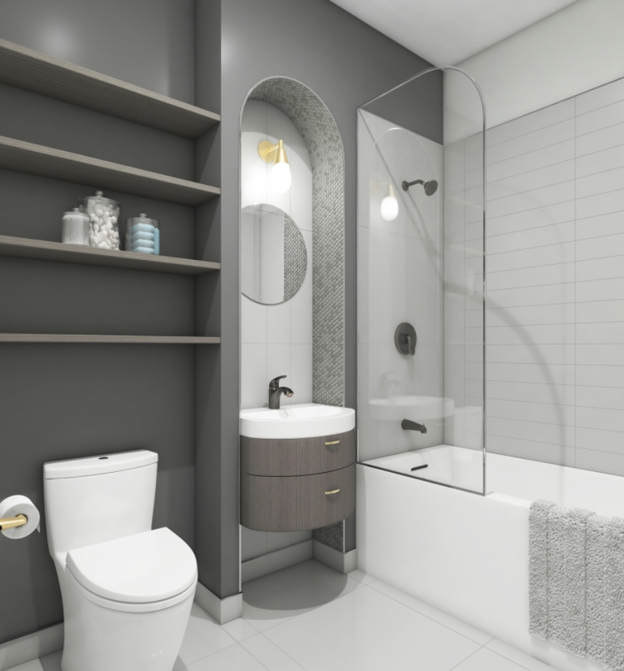 Luxurious Bathroom Designs From New York By BEAM Architects_1620 New York Avenue