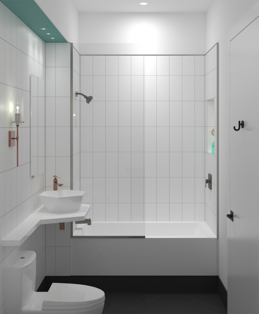 Luxurious Bathroom Designs From New York By BEAM Architects_57 South 6th Street