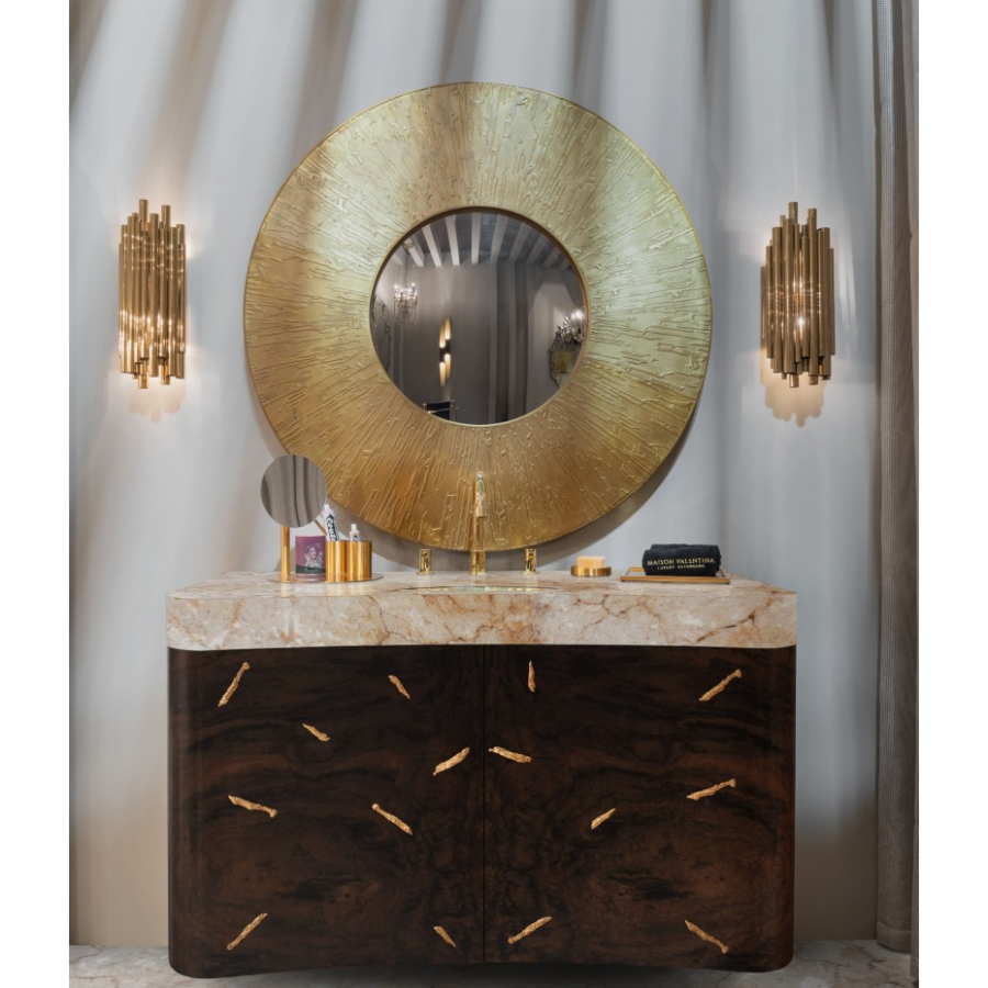 CONTEMPORARY BATHROOM WITH MARBLE TOUCHES