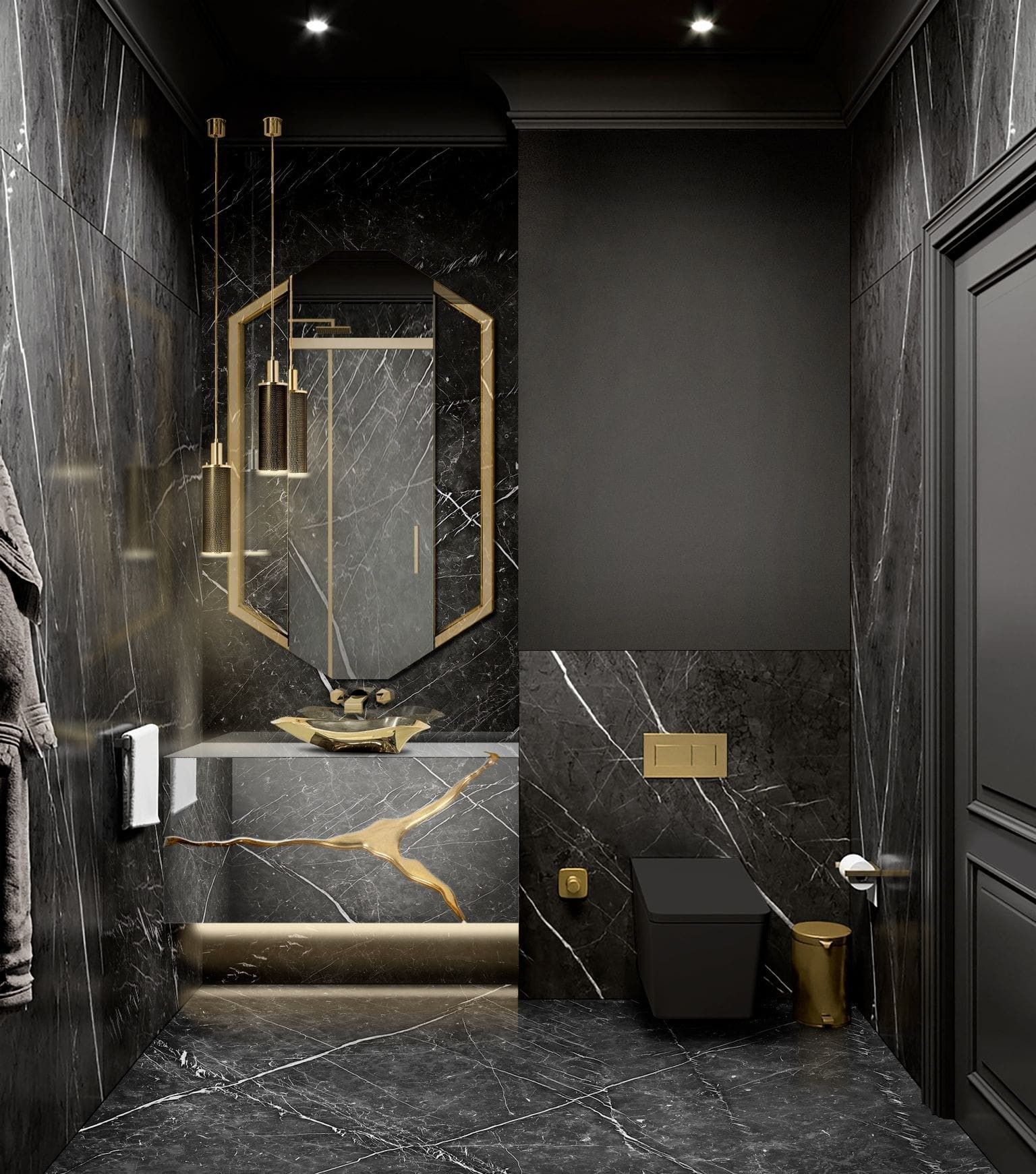 Embracing Elegance: The Allure of Black Bathrooms