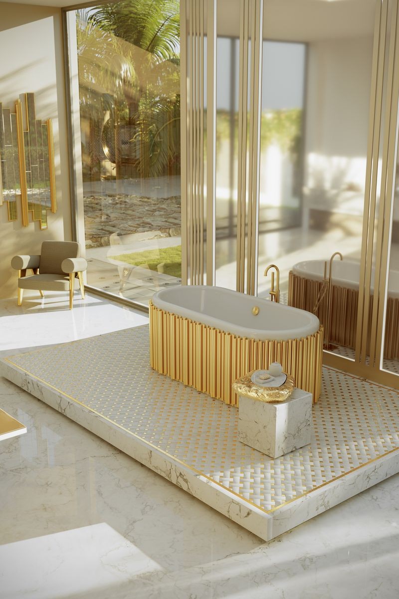 The Golden Harmony: Symphony Bathtub & Lapiaz Luxury / Salone del Bagno 2026