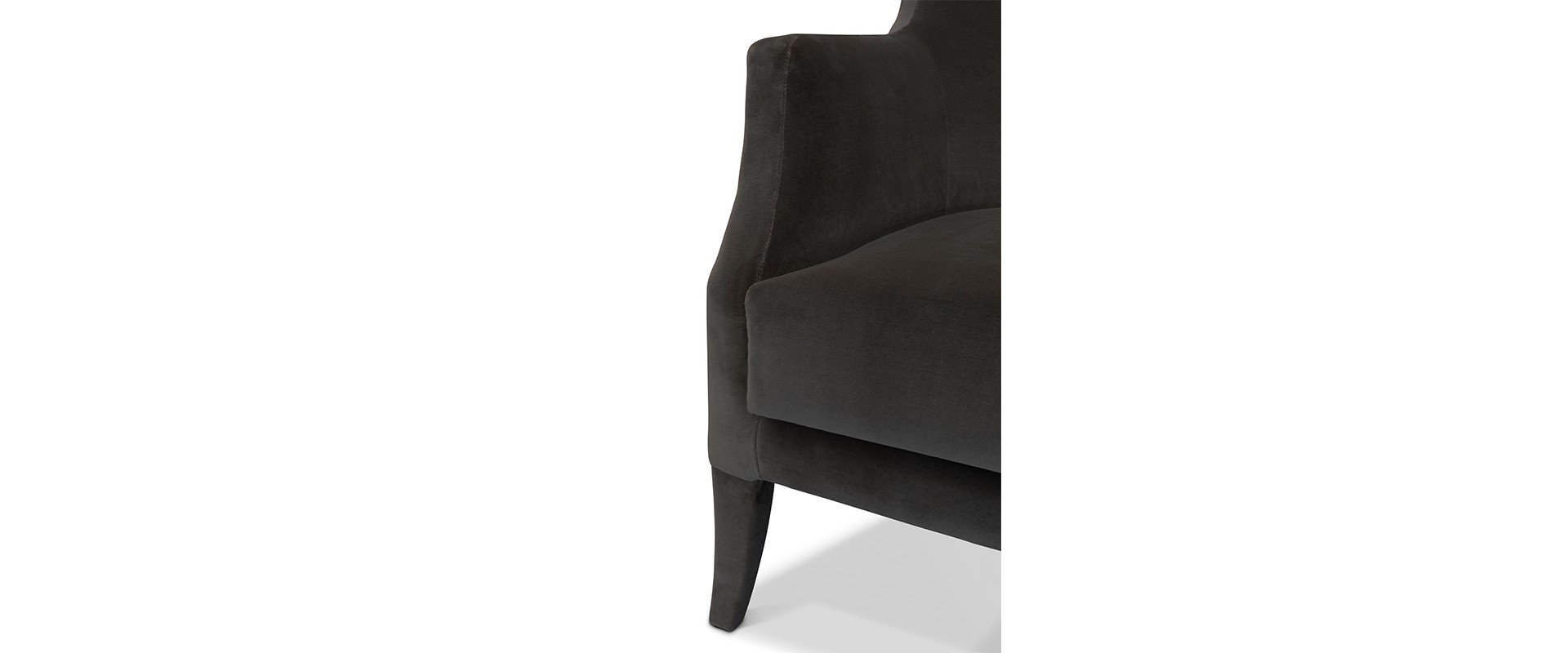 The Dukono Armchair in Grey Velvet-15-hr