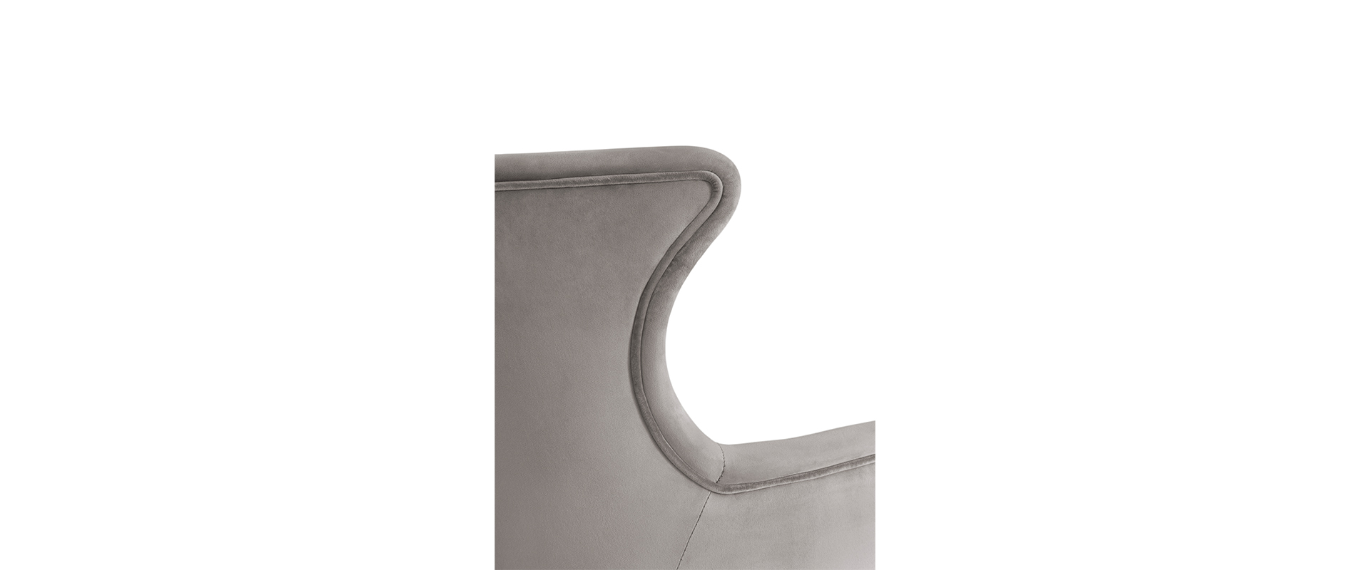 The Dukono Armchair in Grey Velvet-8-hr