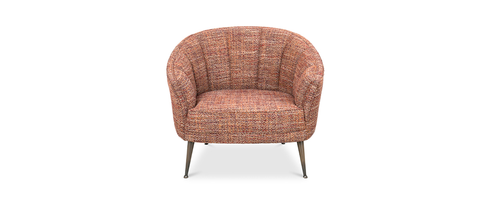 The Maya Armchair Upholstered in Green Velvet-17-hr