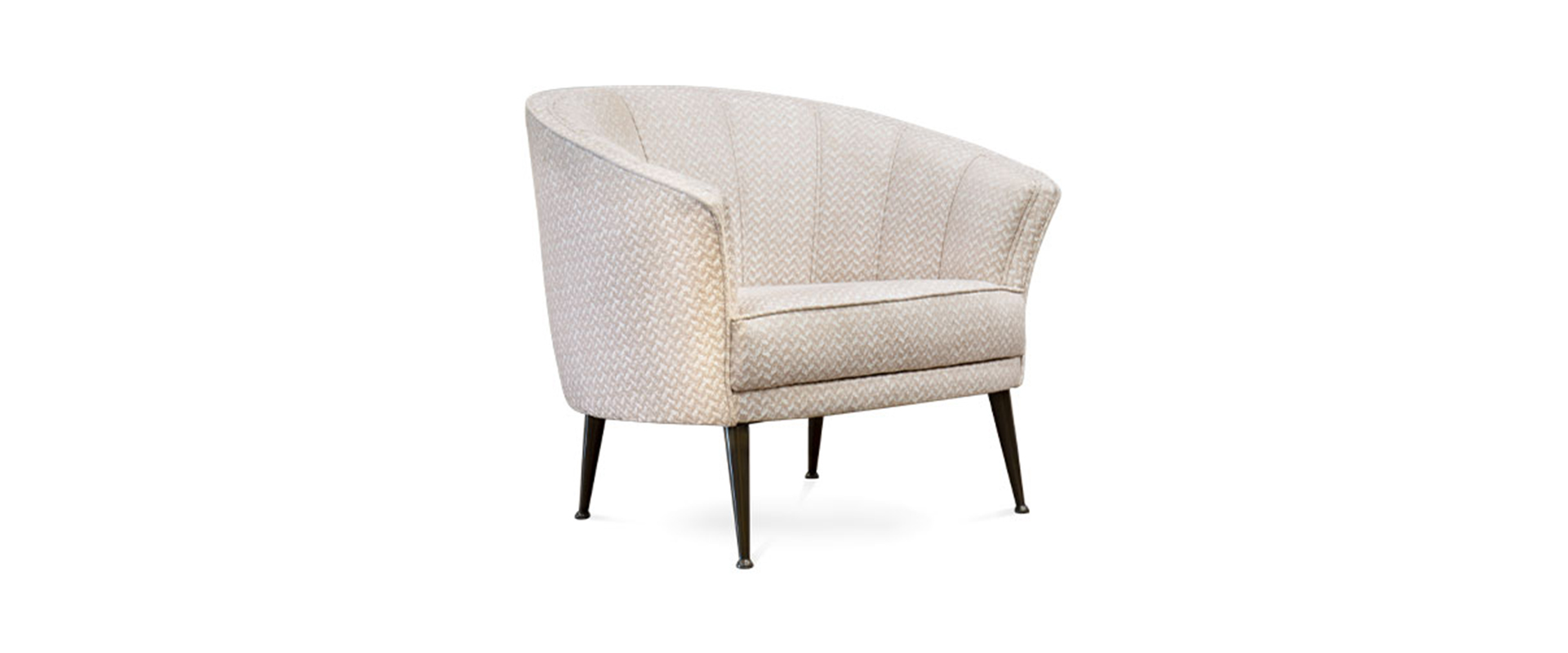 The Maya Armchair Upholstered in Green Velvet-2-hr