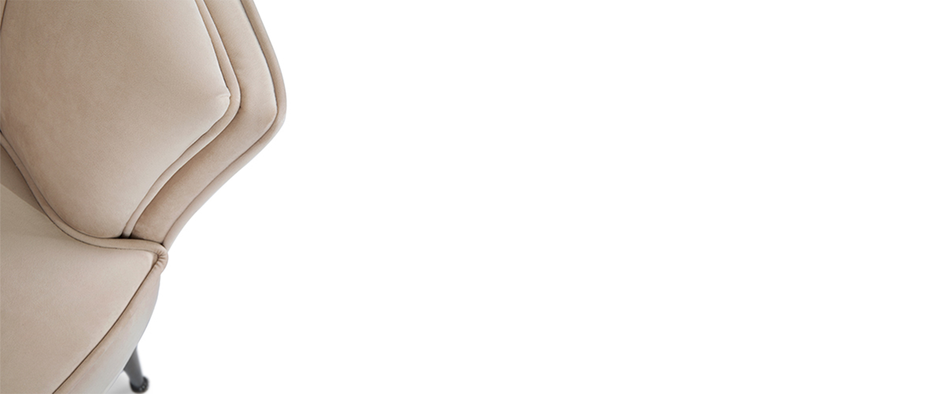 The Maya Armchair Upholstered in Green Velvet-38-hr