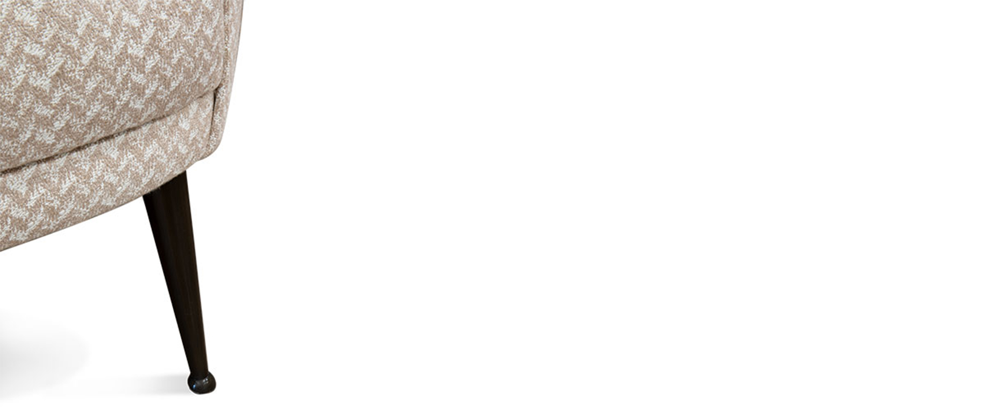 The Maya Armchair Upholstered in Green Velvet-8-hr