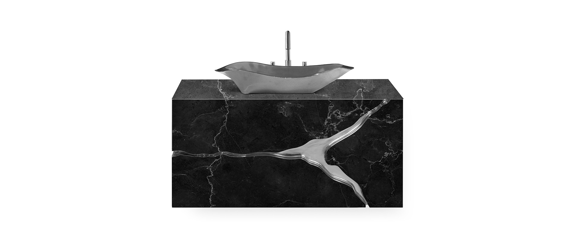 Discover the Elegance of the Lapiaz Marble Suspension Cabinet-3-hr